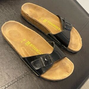 Birkenstock Madrid Patent Leather Sandal 36